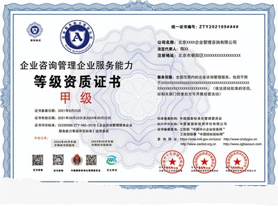 申報企業(yè)咨詢管理資質(zhì)投標(biāo) 須備